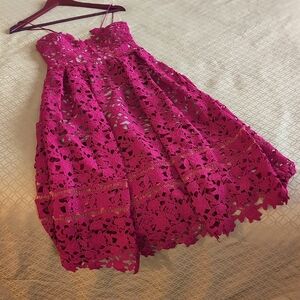 Self-Portrait Azalea Lace Midi Dress US4/UK8 - Free Shipping